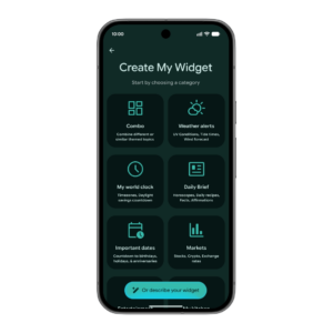 create my widget google